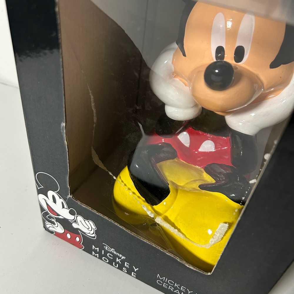 Disney Mickey Mouse Ceramic Bank - Picture 2 of 7